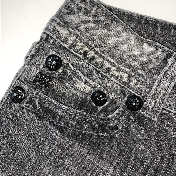 Miss Me 27 Skinny Black distressed Jeans - Picture 3 of 8